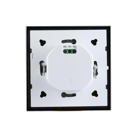 Czujnik ruchu mikrofalowy ścienny podtynkowy dopuszkowy czarny 1200W/300W V-TAC VT-8084 5 lat gwarancji