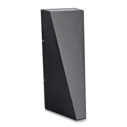 Kinkiet ścienny V-TAC 4W LED czarny IP65 VT-826-B-N 4000K 476lm