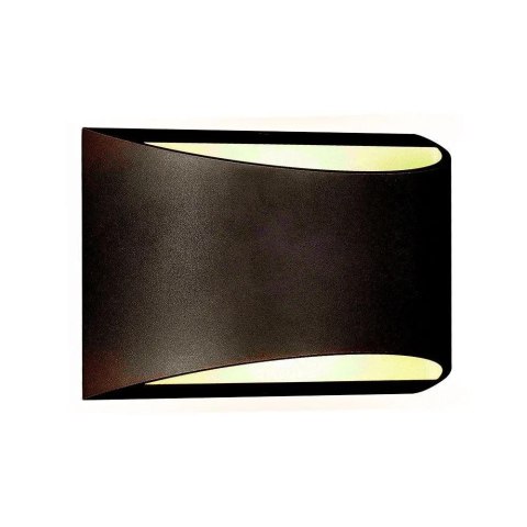 Kinkiet ścienny V-TAC 9W LED góra dół BRIDGELUX CHIP czarny IP54 VT-815 4000K 1280lm