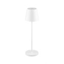Lampka biurkowa nocna V-TAC 2W LED 38cm ładowanie ściemnianie IP54 biała VT-7522 3000K 200lm