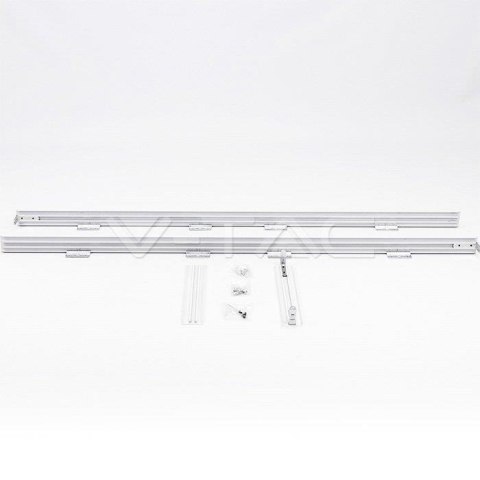 Ramka aluminiowa składana do paneli LED 1200X300 biała bez widocznych śrub V-TAC 5 lat gwarancji