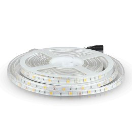 Taśma LED V-TAC 12V SMD5050 150LED IP65 rękaw 4,8W/m VT-5050 30-IP65 6000K 500lm