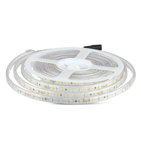 Taśma LED V-TAC SMD5050 300LED 24V IP65 rękaw VT-5050 60 6400K 500lm