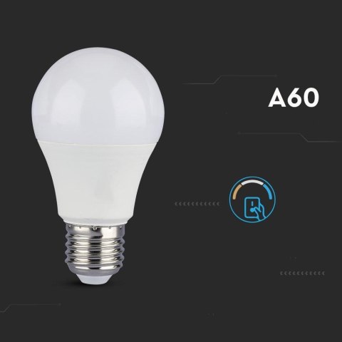 Żarówka LED V-TAC 9W E27 A60 Zmiana Koloru 3xKlik VT-2119 3W1 806lm
