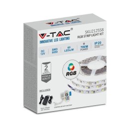 Zestaw LED V-TAC RGB zasilacz pilot sterownik VT-5050 60 IP20-RGB Set RGB 1000lm