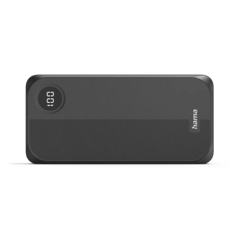 Hama 00201755 bank mocy Litowo-polimerowy (LiPo) 20000 mAh Czarny