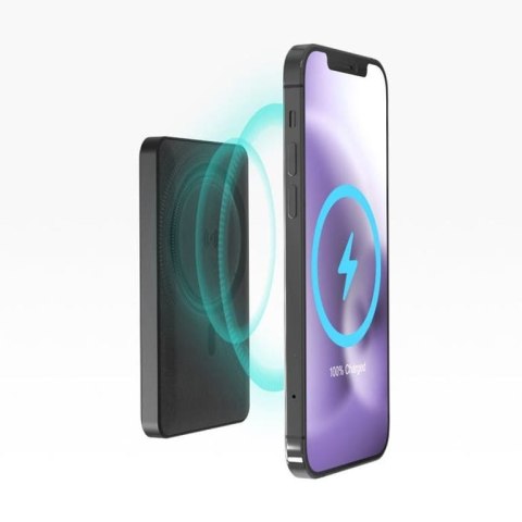 Mophie snap+ juice pack mini 5000 mAh Bezprzewodowe ładowanie Czarny