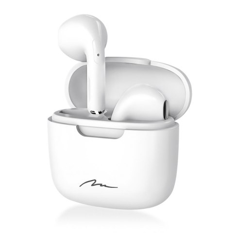 R-PHONES TWS+ - Mini douszne słuchawki bezprzewodowe Bluetooth 5.3 TWS z powerboxem USB-C - białe