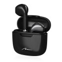 R-PHONES TWS+ - Mini douszne słuchawki bezprzewodowe Bluetooth 5.3 TWS z powerboxem USB-C - czarne