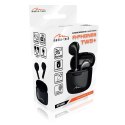 R-PHONES TWS+ - Mini douszne słuchawki bezprzewodowe Bluetooth 5.3 TWS z powerboxem USB-C - czarne