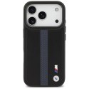 BMW M Perforated Stripe Logo MagSafe - Etui iPhone 17 Pro (niebieski)