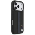 BMW M Perforated Stripe Logo MagSafe - Etui iPhone 17 Pro (niebieski)