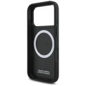 BMW M Tricolor Metal Logo MagSafe - Etui iPhone 17 Pro (szary)