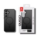 Crong Hybrid Matte Magnetic - Etui MagSafe Samsung Galaxy S24 (czarny)