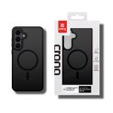 Crong Hybrid Matte Magnetic - Etui MagSafe Samsung Galaxy S25 FE (czarny)