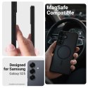 Crong Hybrid Matte Magnetic - Etui MagSafe Samsung Galaxy S25 (biały)