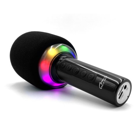 KARAOKE IDOL BT - 3 w 1 Mikrofon bezprzewodowy z głośnikiem Bluetooth KARAOKE. Modulator głosu/MP3/DISCO LED/RMS 5W/PMPO 100W