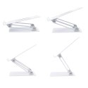 LAPTOP STAND (biały) - Regulowana, ergonomiczna podstawka pod laptopa 10-17 cali. Masywna, stalowa konstrukcja połączona z antyp