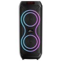 POWER AUDIO MAX - Duży głośnik Bluetooth, 120W RMS/ 1400W PMPO, dwa głosniki 8", Equalizer, funkcja karaoke, MP3/karty microSD, 