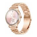 Smart Watch COLMI L28 (Złoty+ złoty stalowy pasek)