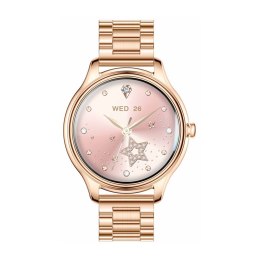 Smart Watch COLMI L28 (Złoty+ złoty stalowy pasek)