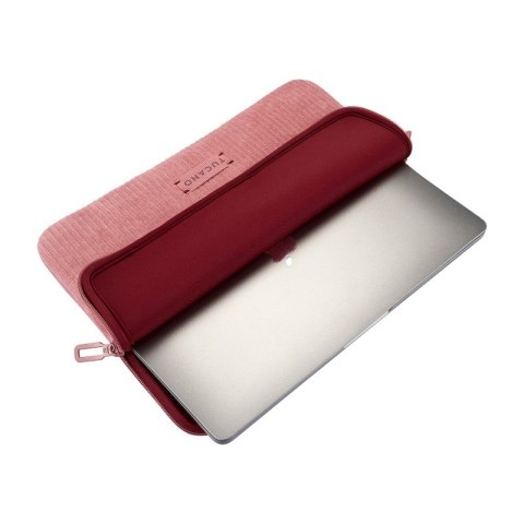 TUCANO Velluto 2 - Pokrowiec MacBook Pro 14" (M5/M4/M3/M2/M1/2026-2021) / Laptop 13" (różowy)
