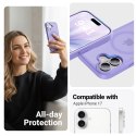 Crong Hybrid Matte Magnetic - Etui MagSafe iPhone 17 (lawendowy)
