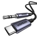 Kabel UGREEN AV143 USB-C-jack 3,5mm 1m (czarny)
