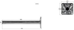 UCHWYT MUROWY UMI-38L40
