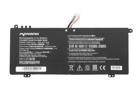 Bateria Movano do Toshiba Dynabook Satellite Pro C40, C50
