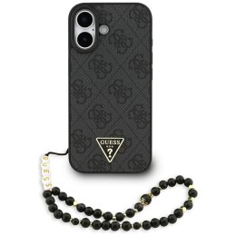 Guess 4G Strap Triangle Logo MagSafe - Etui do iPhone 17 (czarny)