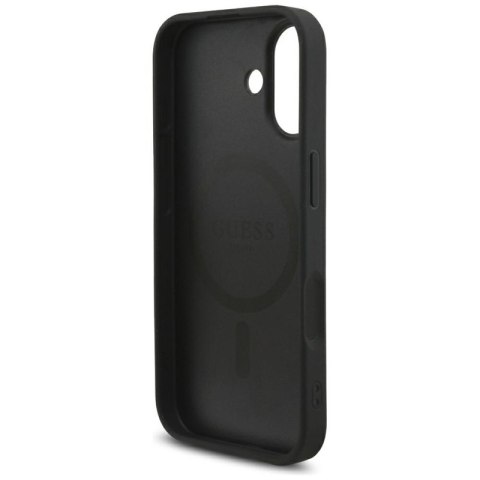 Guess 4G Strap Triangle Logo MagSafe - Etui do iPhone 17 (czarny)