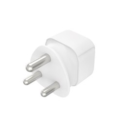 Hama 00223440 adapter wtyczek zasilających Typ M Typ C + typ F Biały