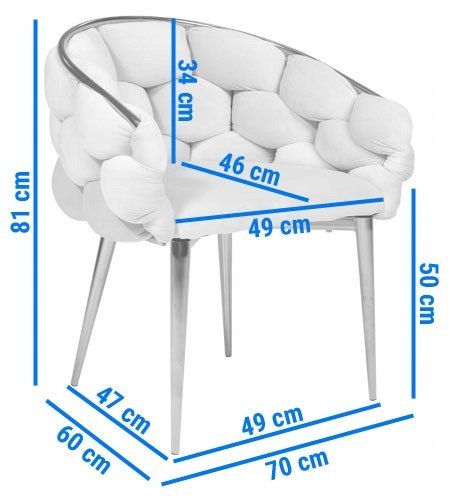 Krzesło Balloon Welur Różowe - Złote Nogi Glamour, Kubełkowe, Do Jadalni Salonu