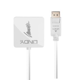 Lindy 41028 adapter kablowy DisplayPort DVI-D + VGA (D-Sub) + HDMI Czarny