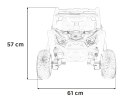 Pojazd Buggy Madman UTV-MX Biały