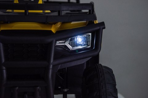 Pojazd Quad 4x4 ATV WOLF Żółty