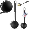 Chochla z Cedzakiem ORION BLACKLINE 150 ml 30,5 cm Stalowa do Zupy i Sosów