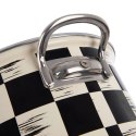 Garnek Emaliowany 3 L ORION SZACHOWNICA 20 cm Indukcja Zmywarka