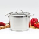 Garnek Stalowy 2,3 L ORION ANETT 16 cm z Pokrywką Indukcja Zmywarka