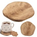 Podstawka pod Kubek Drewno MANGO 10 cm ORION Naturalna Taca Dekor
