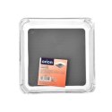 Pojemnik Organizer Szuflady GREY 16 x 16 x 4,5 cm ORION Antypoślizgowy