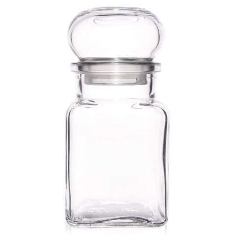 Pojemnik Szklany na Przyprawy 150 ml ORION Kwadratowy Szczelny 12 x 5,5 cm