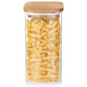 Pojemnik na Makaron Płatki Mąkę Szklany z Pokrywką Uszczelką ORION 1,5 l