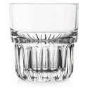 Szklanka do Napojów Wody Sztaplowana Żłobione Dno 200 ml ORION