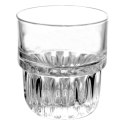 Szklanka do Napojów Wody Sztaplowana Żłobione Dno 200 ml ORION
