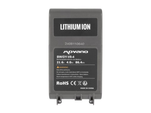 Bateria Movano do Dyson V8