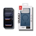 Crong Hybrid Matte Magnetic - Etui MagSafe iPhone 17 Pro (granatowy)