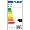 Żarówka LED V-TAC SAMSUNG CHIP 6,5W E27 kulka G45 VT-290 6500K 600lm 5 lat gwarancji