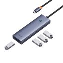 Hub BASEUS UltraJoy 4-portowy USB-C (szary)